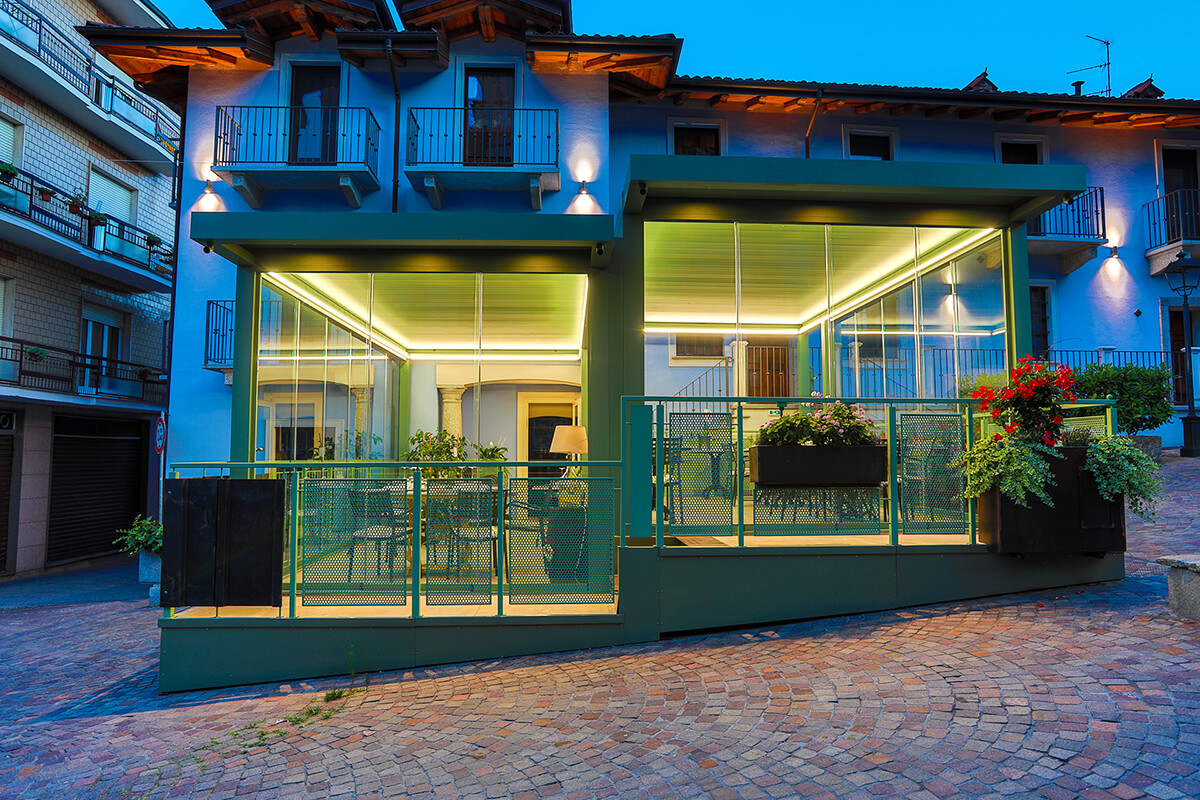 Maximum aesthetic and functional comfort with the Openlight bioclimatic pergola